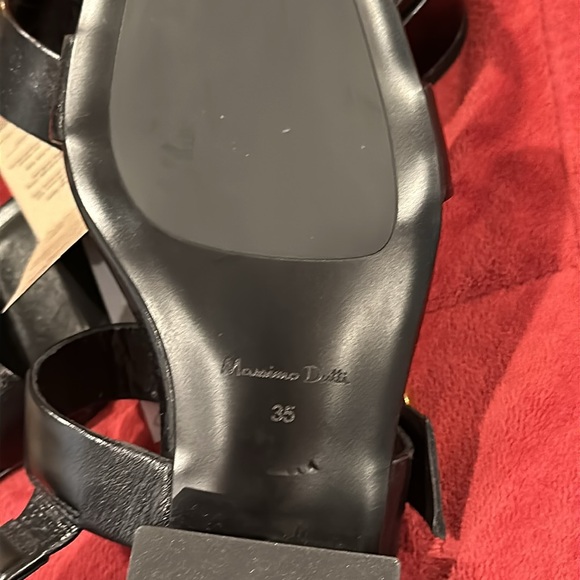 Massimo Dutti LEATHER SANDALS WITH BUCKLE DETAIL - Picture 7 of 8